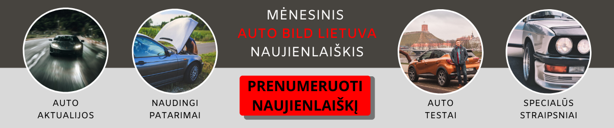AutoBildLietuva naujienlaiškio prenumerata