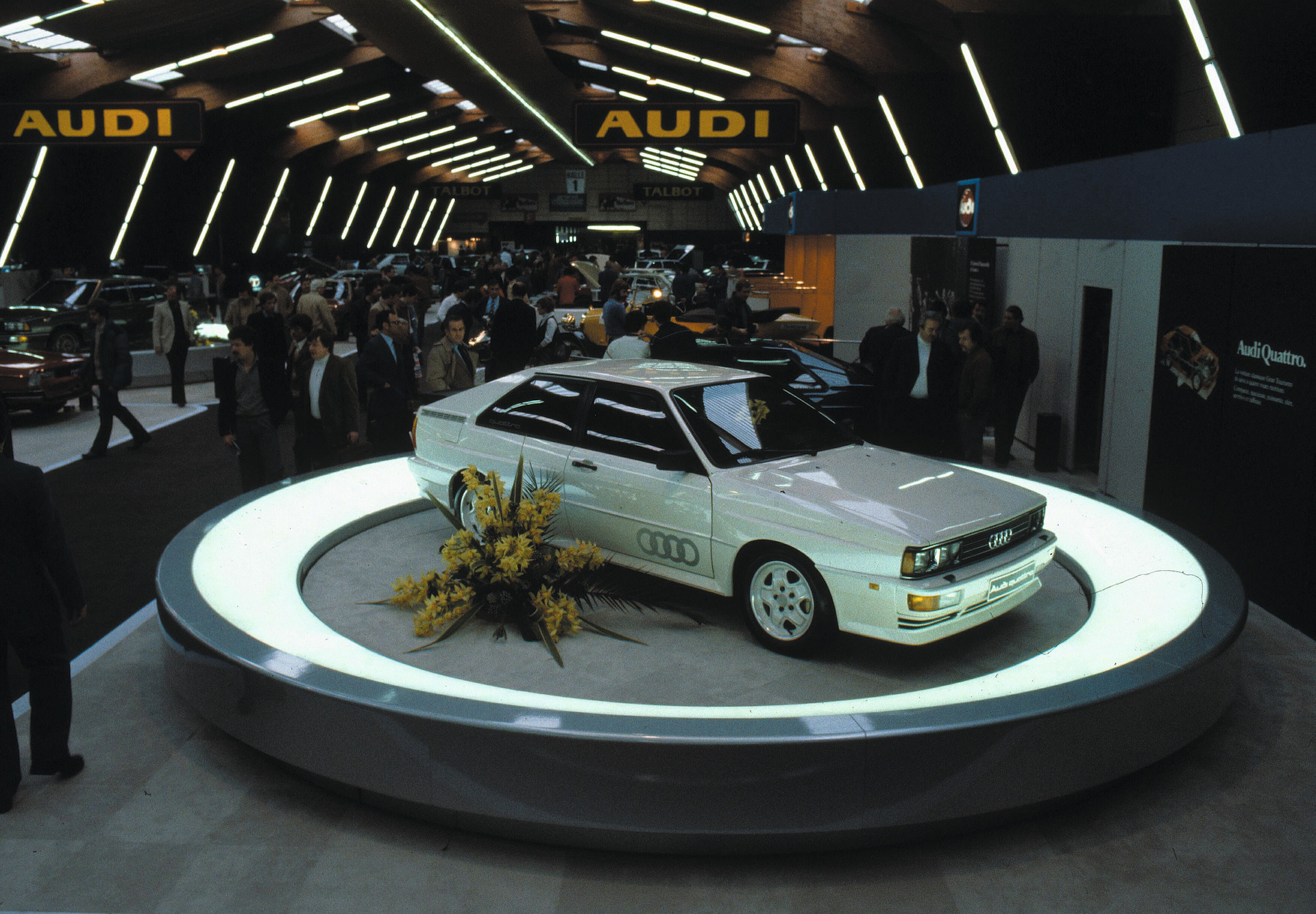 Pirmosios Audi quattro pristatymas